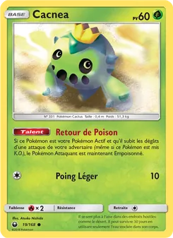 Carte Pokémon Cacnea 19