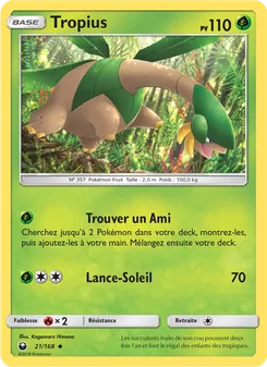 Carte Pokémon Tropius 21