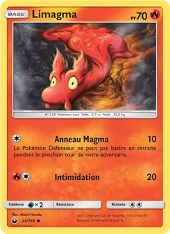 Carte Pokémon Limagma 23