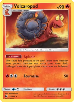 Carte Pokémon Volcaropod 24