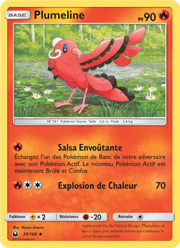 Carte Pokémon Plumeline 30/168 de l'extension Tempête Céleste