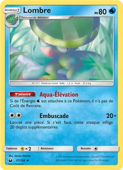 Carte Pokémon Lombre 37