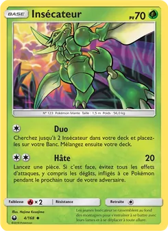 Carte Pokémon Insécateur 4