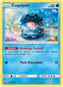 Carte Pokémon Coquiperl 41