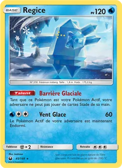 Carte Pokémon Regice 45