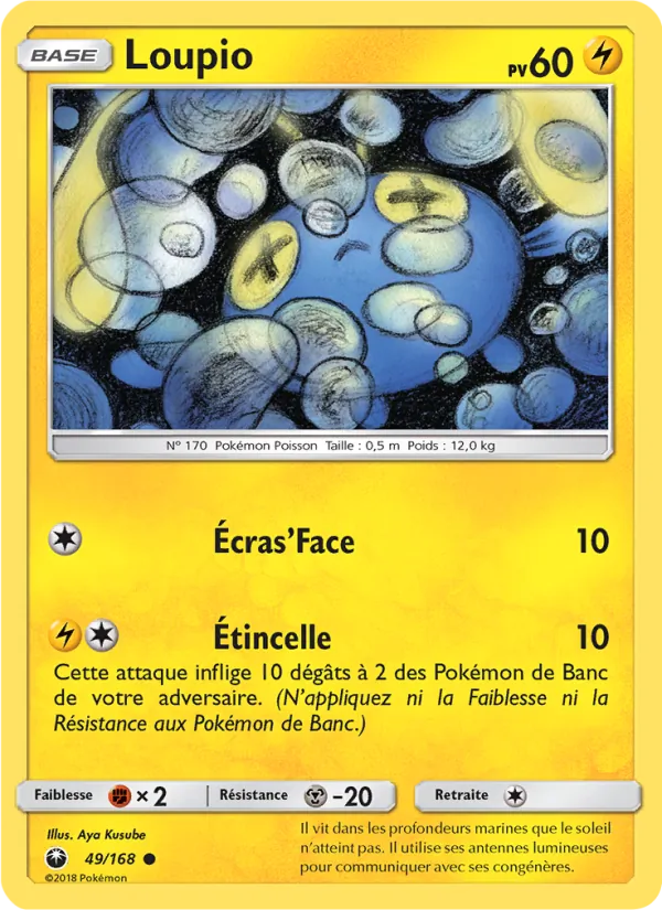 Carte Pokémon Loupio 49/168 de l'extension Tempête Céleste
