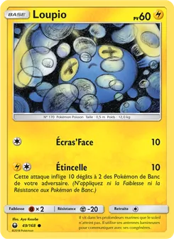 Carte Pokémon Loupio 49