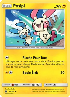 Carte Pokémon Posipi 53