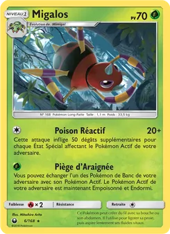 Carte Pokémon Migalos 6