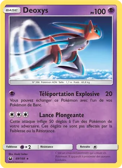 Carte Pokémon Deoxys 69