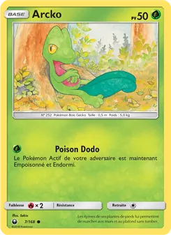 Carte Pokémon Arcko 7