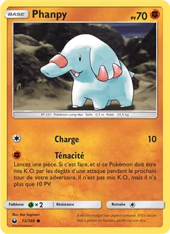 Carte Pokémon Phanpy 72