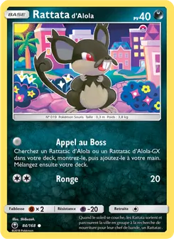 Carte Pokémon Rattata d’Alola 84