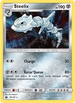 Carte Pokémon Steelix 89