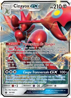 Carte Pokémon Cizayox GX 90 — Tempête Céleste