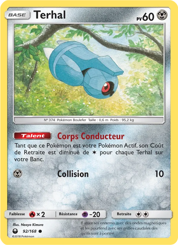 Carte Pokémon Terhal 92/168 de l'extension Tempête Céleste