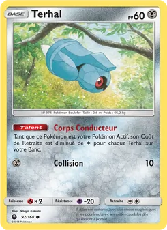 Carte Pokémon Terhal 92