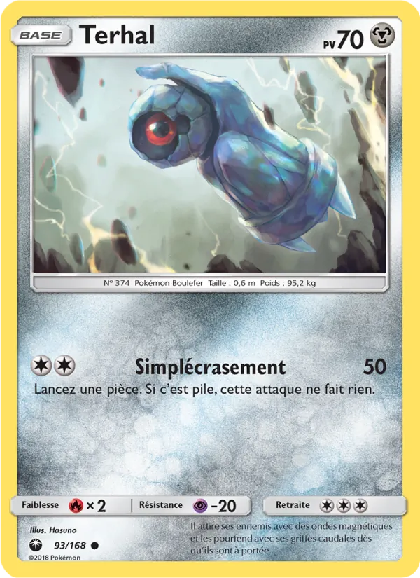 Carte Pokémon Terhal 93/168 de l'extension Tempête Céleste