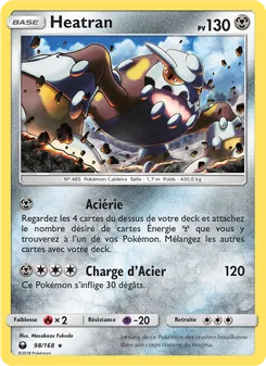 Carte Pokémon Heatran 98