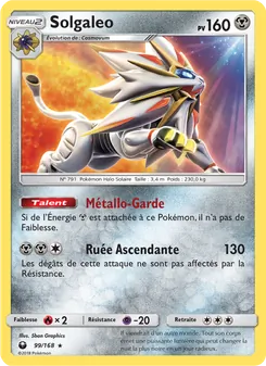 Carte Pokémon Solgaleo 99