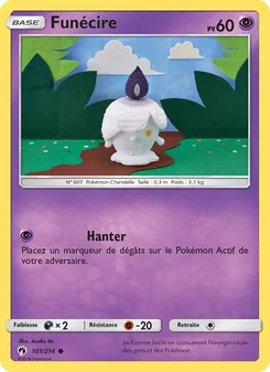 Carte Pokémon Funécire 101