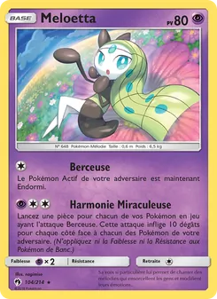 Carte Pokémon Meloetta 104