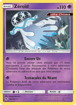 Carte Pokémon Zéroïd 106