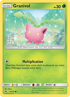 Carte Pokémon Granivol 11