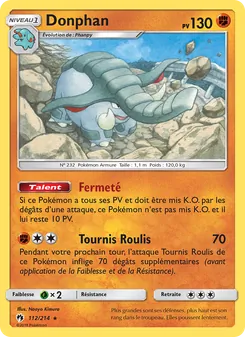 Carte Pokémon Donphan 112