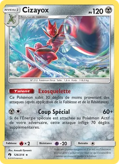 Carte Pokémon Cizayox 126 — Tonnerre Perdu