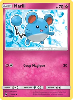 Carte Pokémon Marill 135