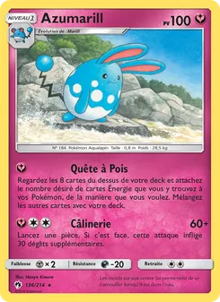 Carte Pokémon Azumarill 136