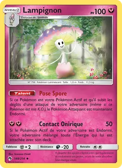 Carte Pokémon Lampignon 148 — Tonnerre Perdu
