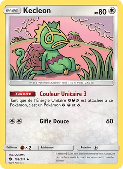Carte Pokémon Kecleon 162