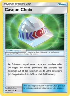 Carte Pokémon Casque Choix 169