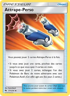 Carte Pokémon Attrape-Perso 171 — Tonnerre Perdu