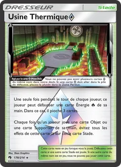 Carte Pokémon Usine Thermique ◇ 178