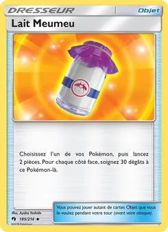 Carte Pokémon Lait Meumeu 185