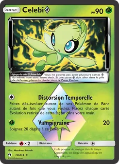 Carte Pokémon Celebi ◇ 19