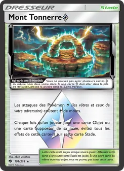 Carte Pokémon Mont Tonnerre ◇ 191