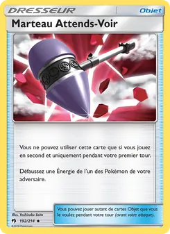 Carte Pokémon Marteau Attends Voir 192