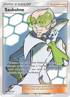 Carte Pokémon Saubohne 208 — Tonnerre Perdu