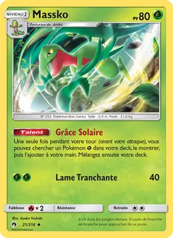 Carte Pokémon Massko 21