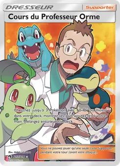 Carte Pokémon Cours du Professeur Orme 213 — Tonnerre Perdu