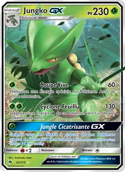 Carte Pokémon Jungko GX 22