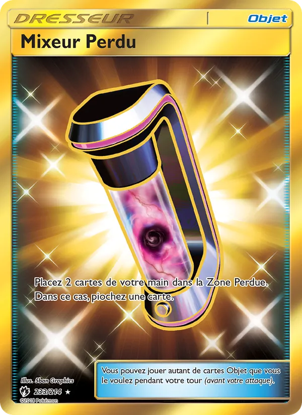 Carte Pokémon Mixeur Perdu 233/214 de l'extension Tonnerre Perdu