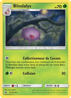 Carte Pokémon Blindalys 27