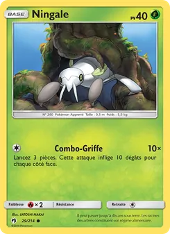 Carte Pokémon Ningale 29