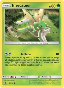 Carte Pokémon Insécateur 3