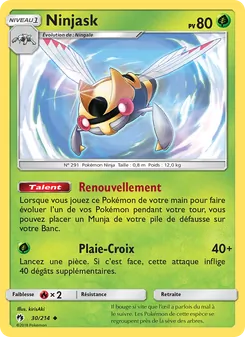 Carte Pokémon Ninjask 30
